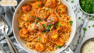 Garlic Butter Chicken Bites with Creamy Parmesan Pasta