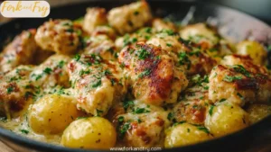 Garlic Parmesan Chicken and Potatoes (One-Pan Dinner)