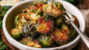 Garlic Parmesan Roasted Brussels Sprouts