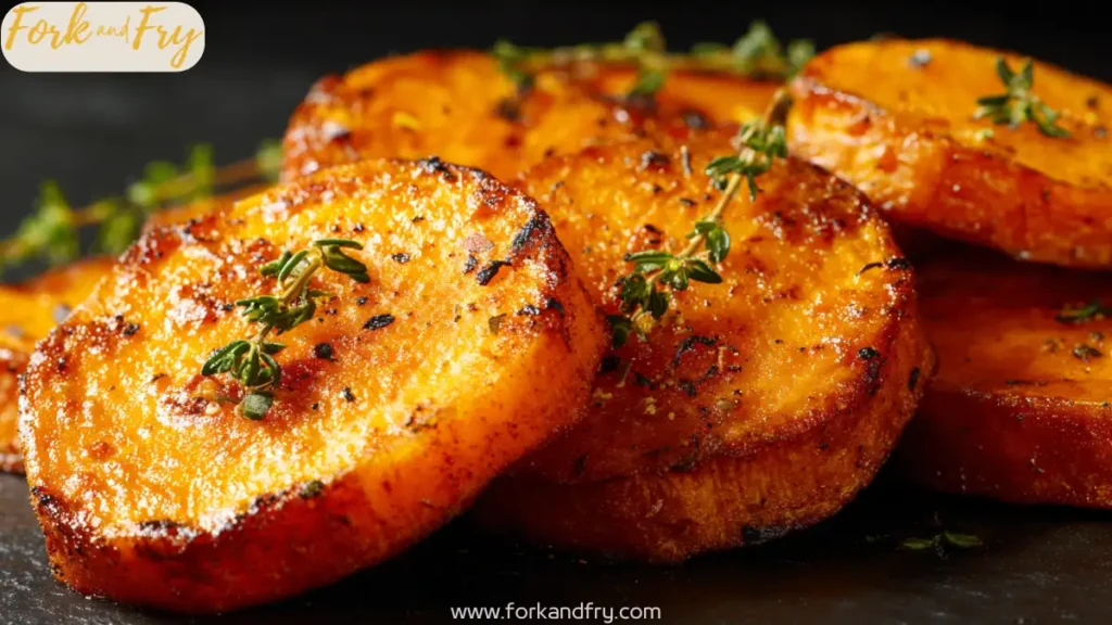 Honey Roasted Carrots wirh theme