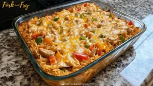 chicken casserole fajita glass dish