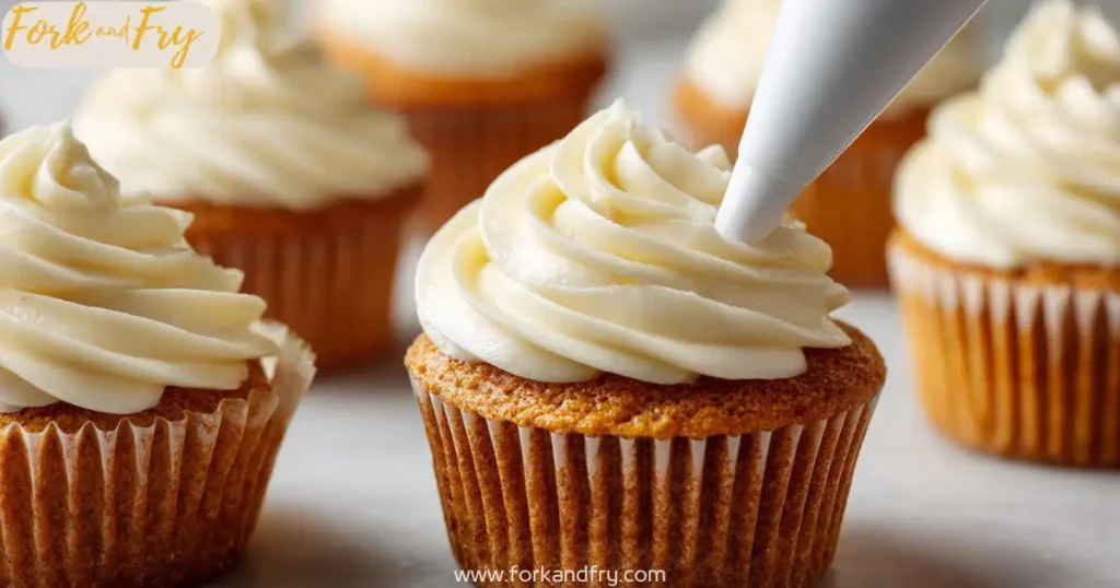 gluten free carrot cake cupcakes frosting Frosting gluten-free carrot cake cupcakes