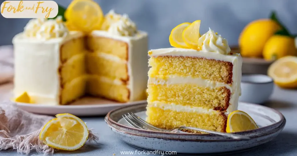 layered lemon mascarpone cake layered lemon mascarpone cake with lemon slices