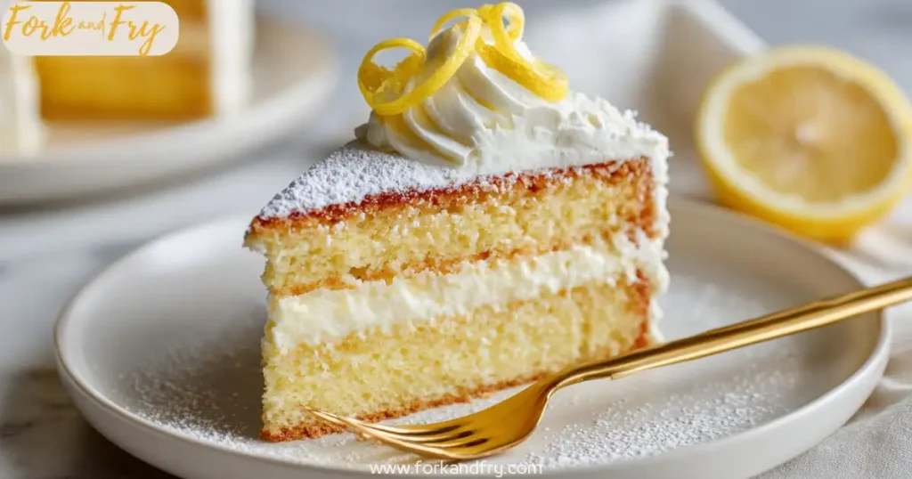 lemon mascarpone cake slice slice of lemon mascarpone cake