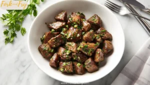 Air Fryer Garlic Butter Steak Bites (Tender + Juicy in 10 Minutes!)