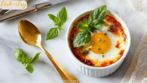 Baked Feta Eggs with Spinach and Tomatoes (Mediterranean Brunch Favorite)