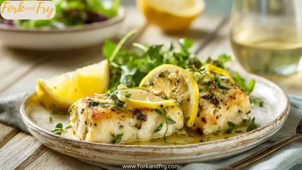 Baked Mahi Mahi with Lemon and Herbs