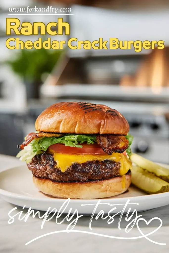 Best Ever cheddar Ranch Burger Best Ever Ranch Burger