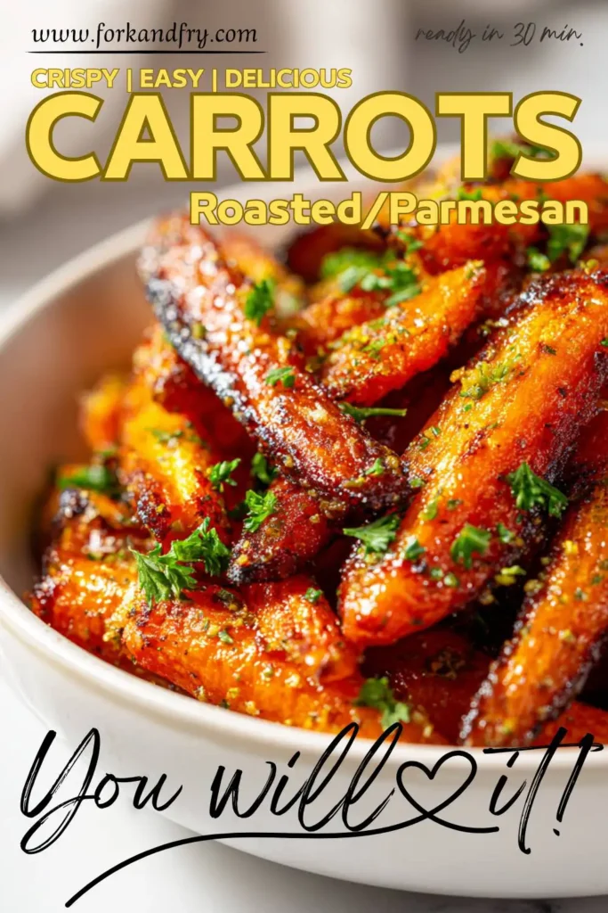 Buttery Parmesan Roasted Carrot Recipe Buttery Parmesan Roasted Carrot Recipe