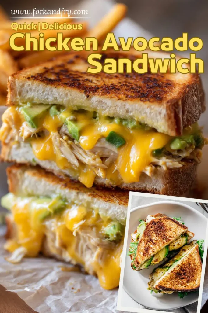 Chicken and Avocado Sandwich Melty Chicken & Avocado Sandwich