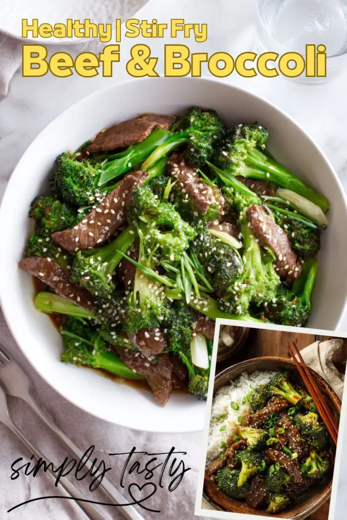 Quick Chinese Dinner with Beef and Broccoli