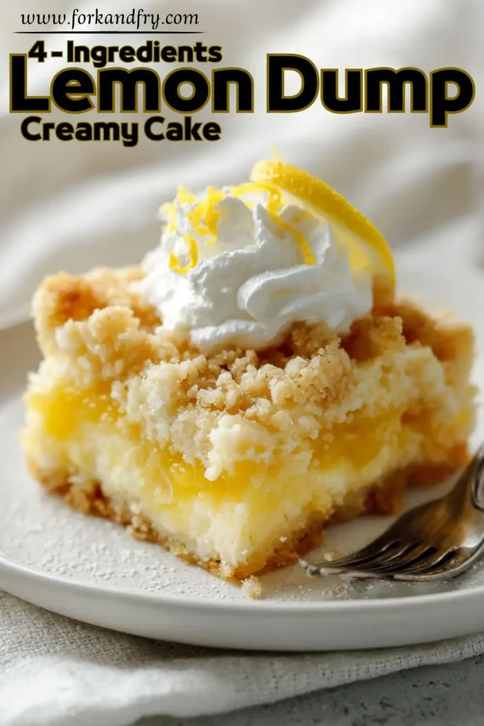 Creamy Lemon Cake with Pie Filling Lemon Pie Filling Dump Cake