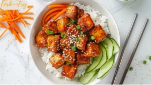 Crispy Gochujang Korean Tofu (Baked + High Protein!)