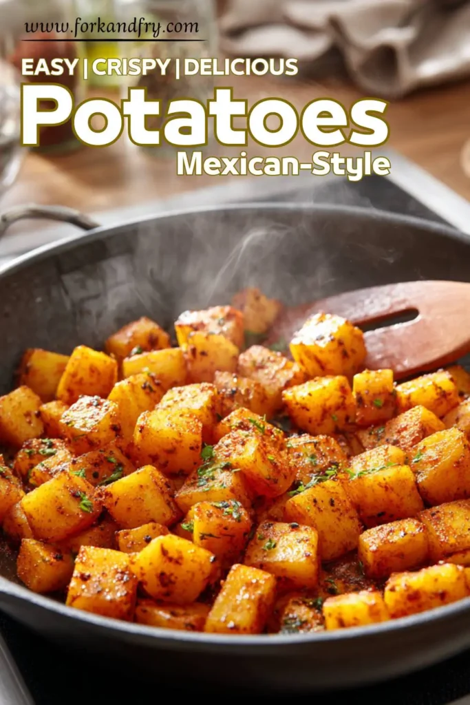 Crispy Skillet Potatoes with Mexican Flavors Crispy Skillet Potatoes with Mexican Flavors