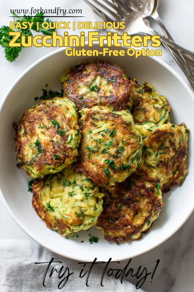 Crispy vegetarian zucchini fritters Crispy vegetarian zucchini fritters with dipping sauce