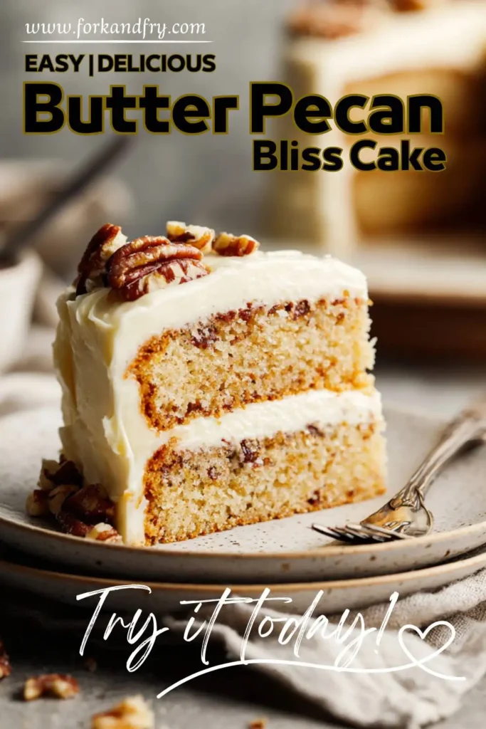 Easy 2-Layer Pecan Cake Recipe Easy 2-Layer Pecan Cake Recipe