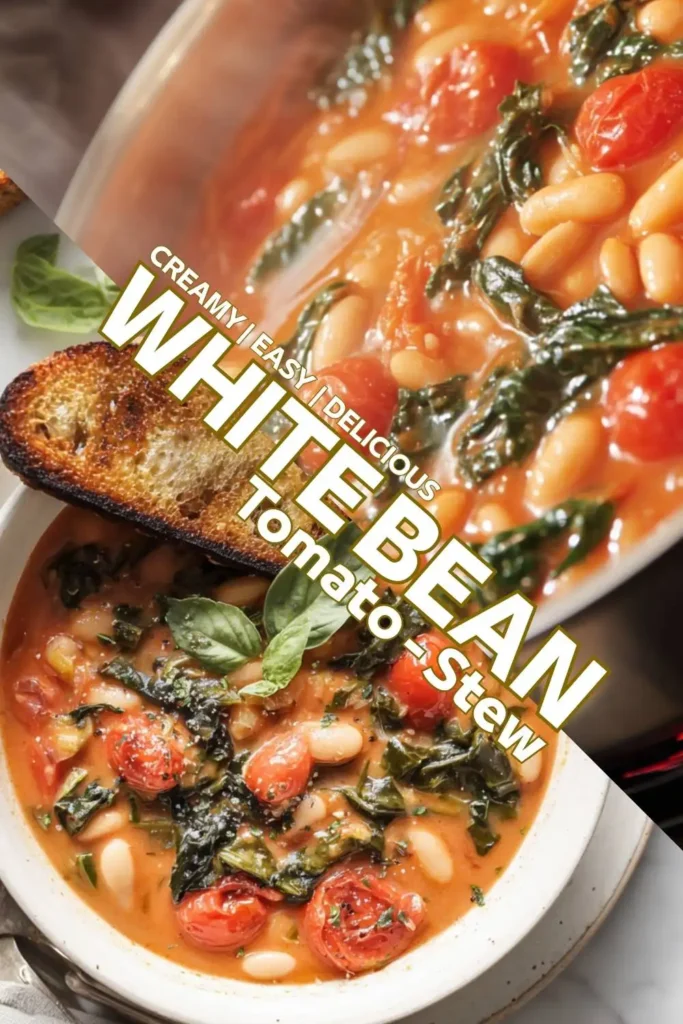 Easy 25-Minute Vegan White Bean Stew Easy 25-Minute Vegan White Bean Stew