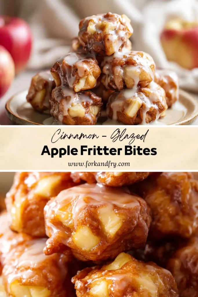Easy Apple Fritter Bites Easy Apple Fritter Bites (Oven-Baked!)