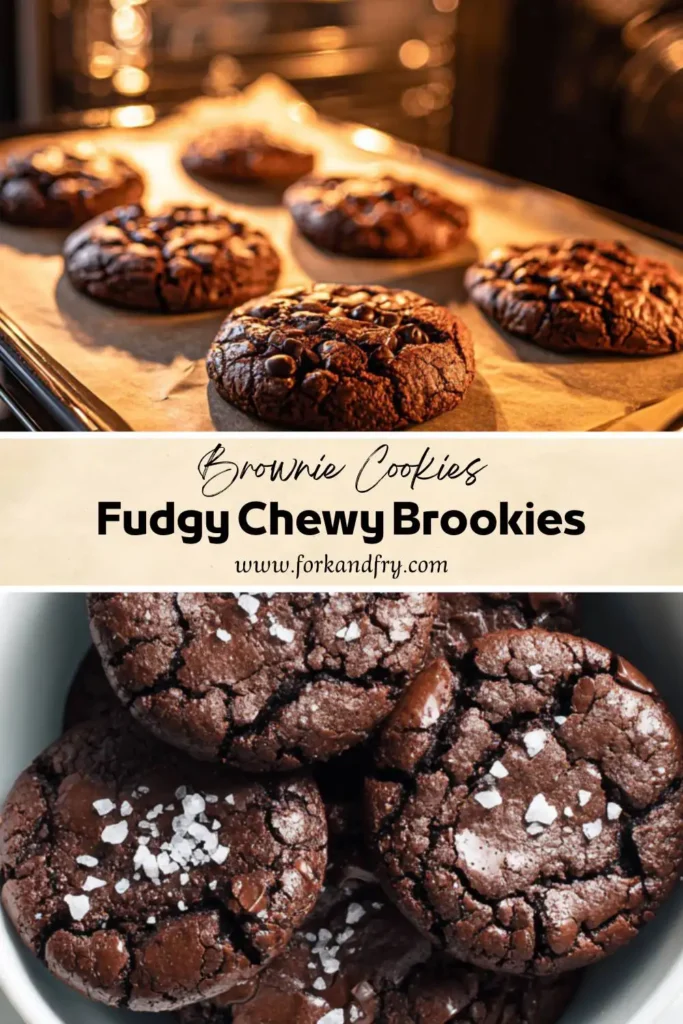 Easy Fudgy Brookie Recipe chocolate Easy Fudgy Brookie Recipe