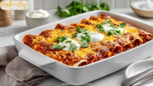 Cheesy Ground Beef Enchiladas (Easy Family Dinner)