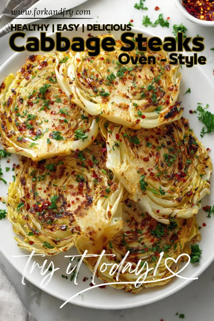 Easy Keto Garlic Cabbage Steaks Easy Keto Garlic Cabbage Steaks