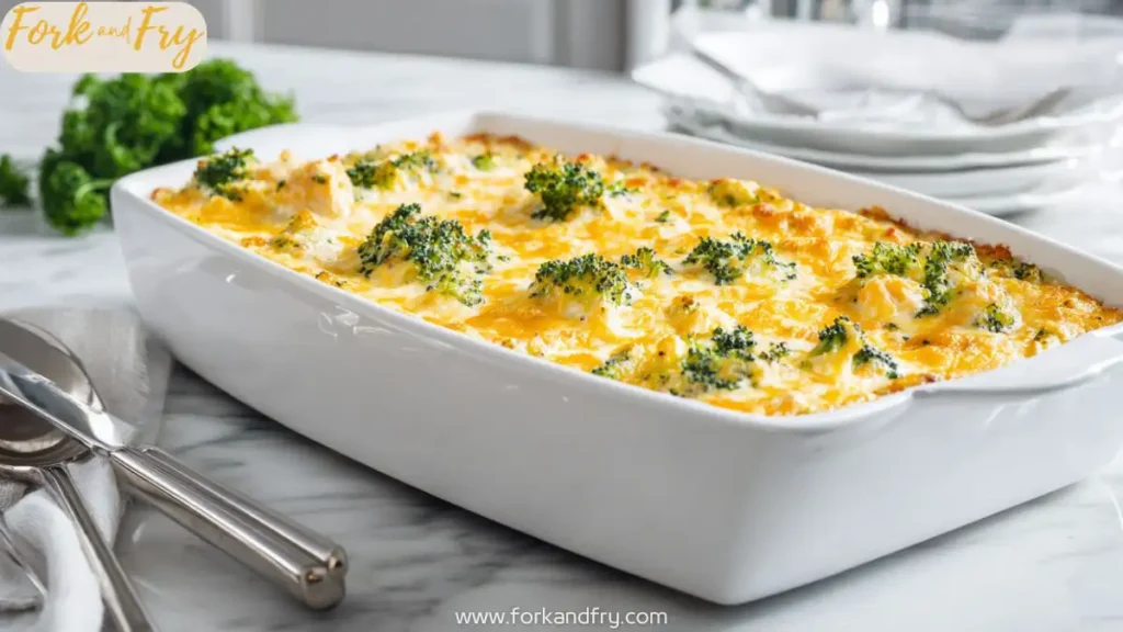 Low Carb Chicken Casserole with Turkey Bacon and Cheese