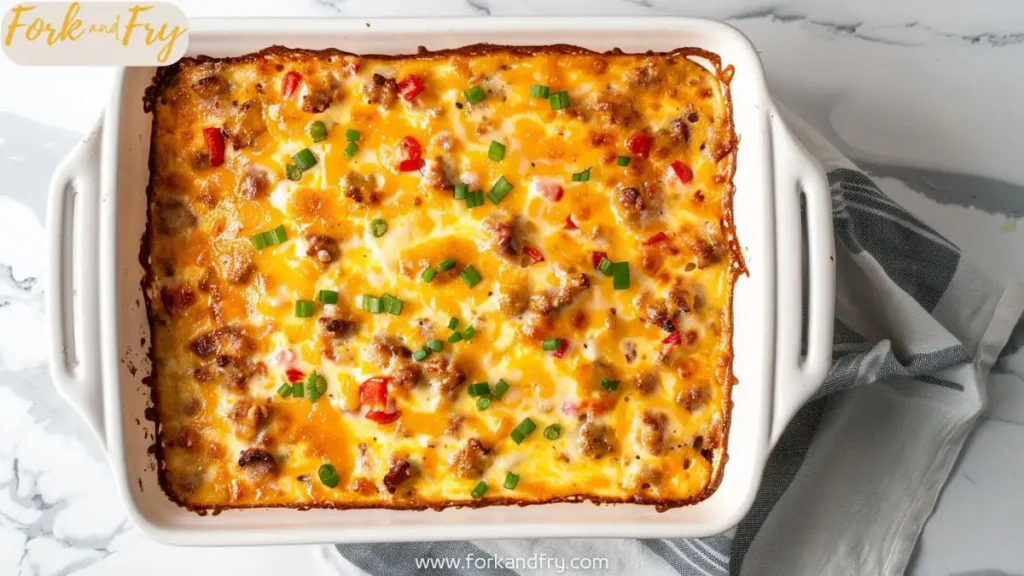 Sausage and Egg Casserole for Breakfast or Brunch