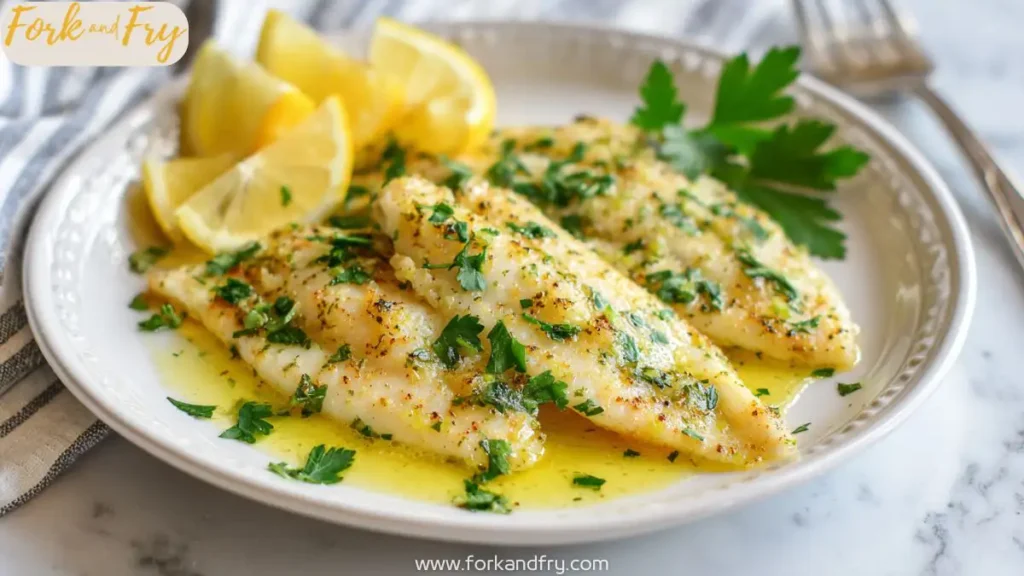 Garlic Butter Tilapia Baked in the Oven