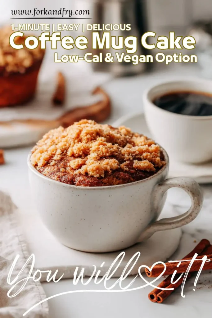 Healthy Cinnamon Mug Cake with Streusel Healthy Cinnamon Mug Cake with Streusel