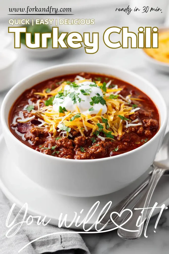 Healthy Ground Turkey Chili for Weeknight Dinners Healthy Ground Turkey Chili for Weeknight Dinners