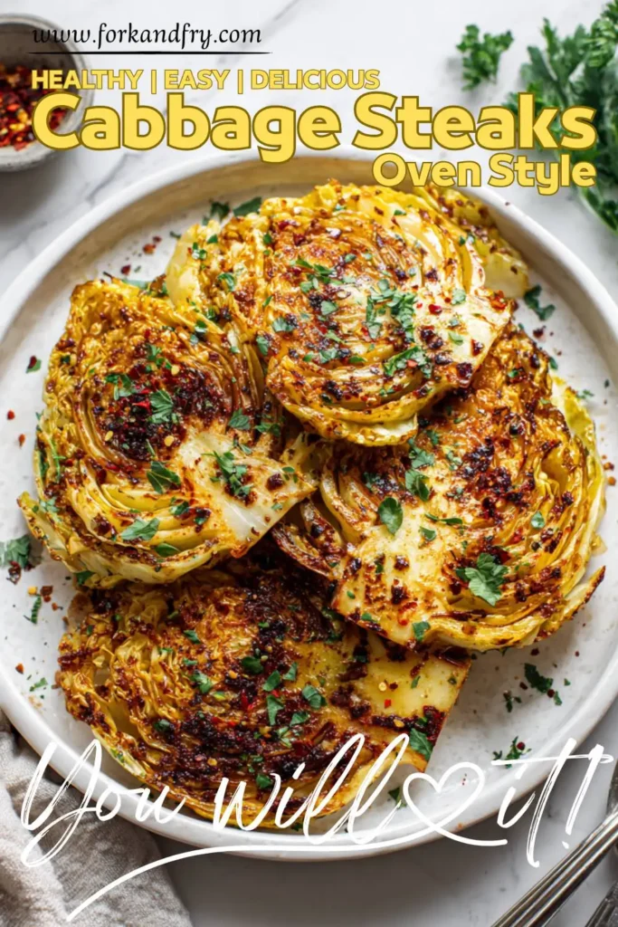Healthy Oven Baked Cabbage Steak Recipe Healthy Oven Baked Cabbage Steak Recipe