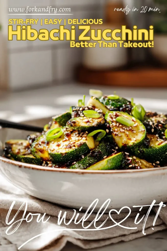 Hibachi-Style Zucchini SautƩ Quick Hibachi-Style Zucchini SautƩ with Garlic and Ginger