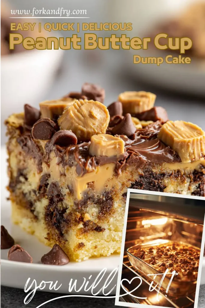 Layered Peanut Butter Chocolate Layered Peanut Butter Chocolate Dump Cake