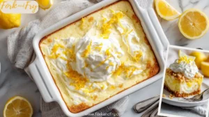 Creamy Lemon Dump Cake (Only 4 Ingredients!)