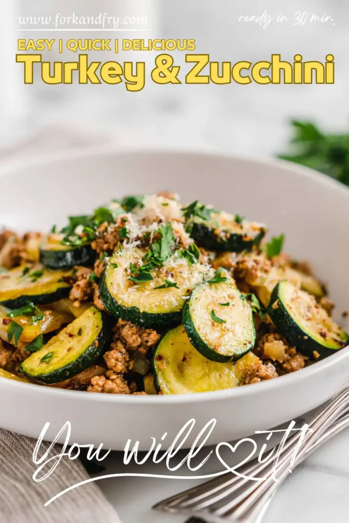 Low Carb Ground Turkey & Zucchini Low Carb Ground Turkey & Zucchini Meal Prep Skillet