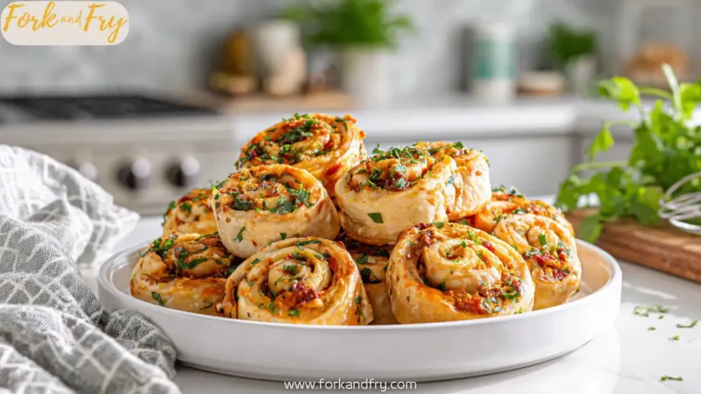 Easy Mexican Pinwheels with Cream Cheese and Salsa