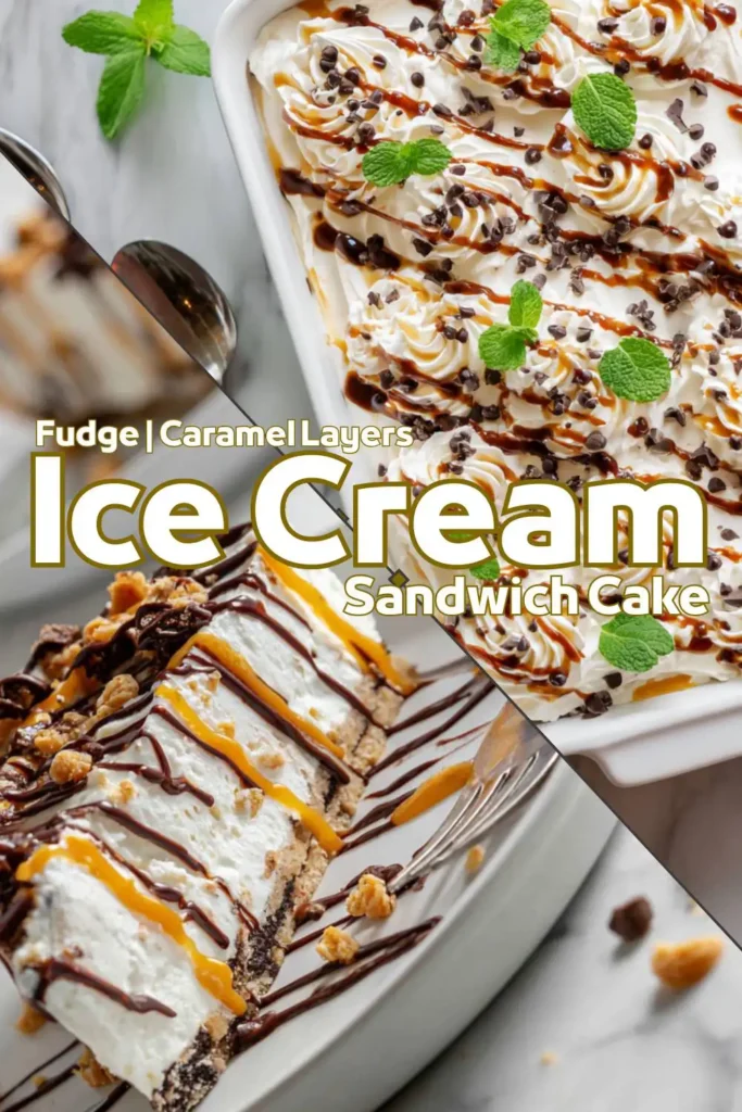 No-Bake Ice Cream Sandwich Dessert for Summer No-Bake Ice Cream Sandwich Dessert for Summer