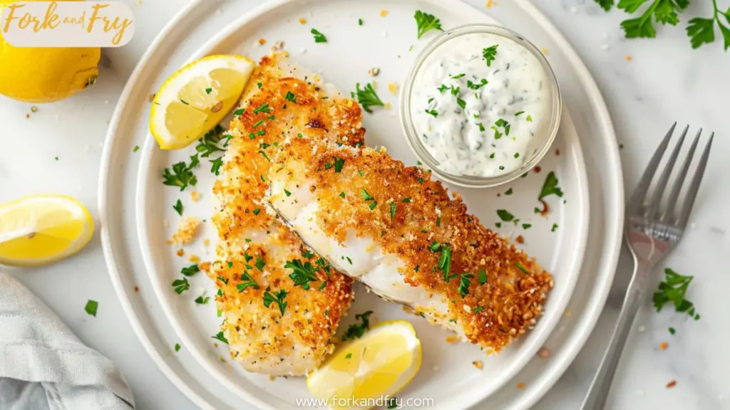 Parmesan Crusted Cod Baked in the Oven