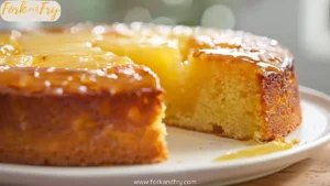 Pineapple Juice Cake (Moist Round Cake with Pineapple Glaze)