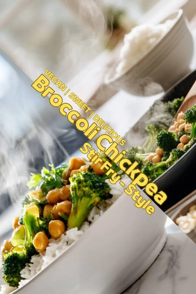 Plant-Based Broccoli Stir Fry with Chickpeas and Rice Plant-Based Broccoli Stir Fry with Chickpeas and Rice