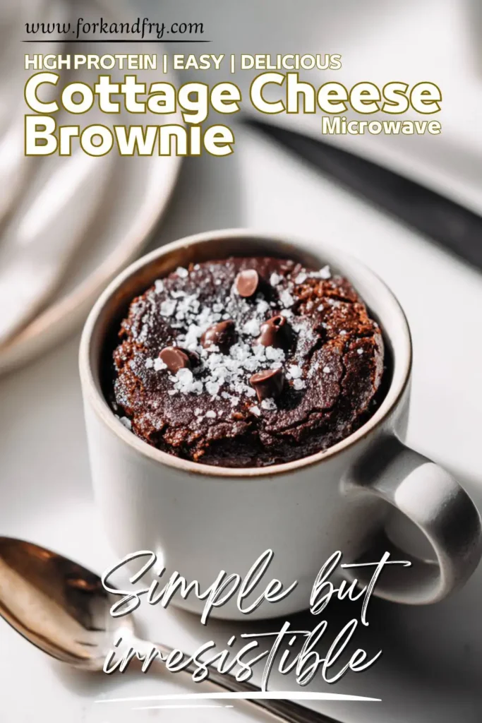 Quick & Easy Cottage Cheese Brownie Quick & Easy Cottage Cheese Brownie (Gluten-Free Dessert)