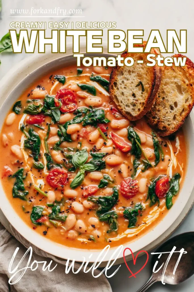 Quick Vegan Bean Stew with Tomatoes & Greens Quick Vegan Bean Stew with Tomatoes & Greens