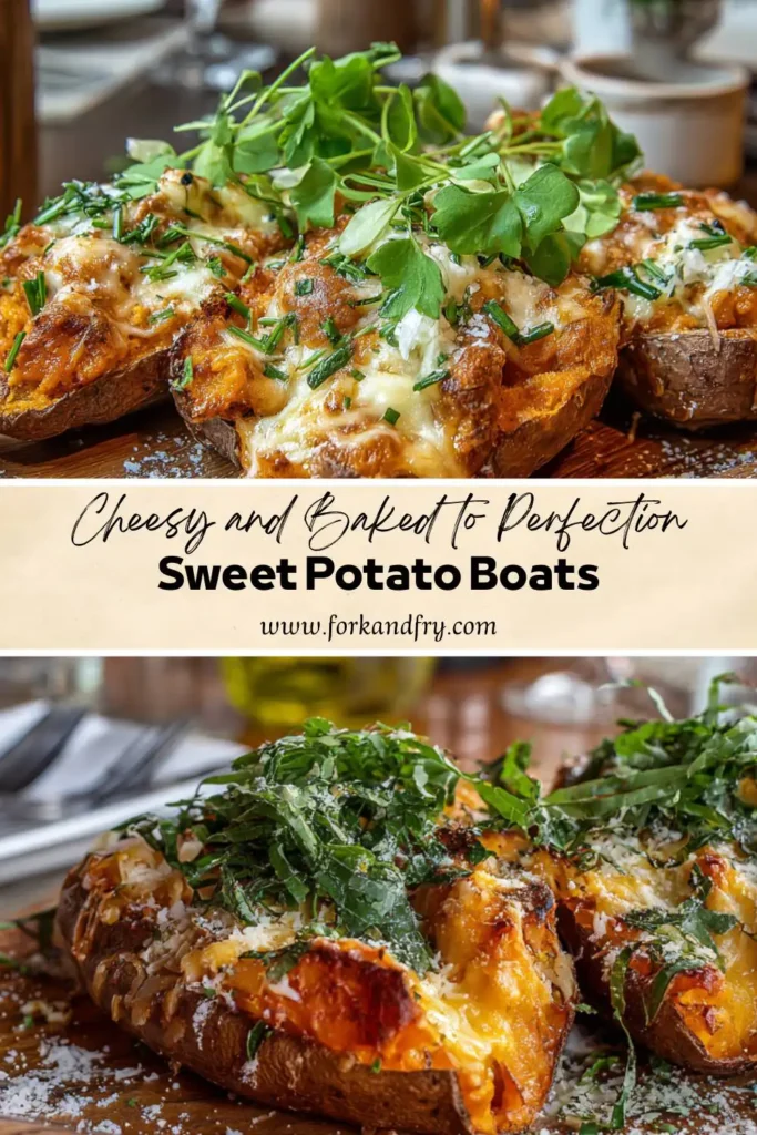 Roasted Sweet Potato Skins with Parmesan and Greens Roasted Sweet Potato Skins with Parmesan and Greens