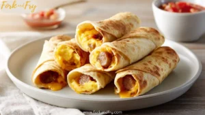 Sausage Egg and Cheese Breakfast Roll-Ups