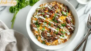 Steak Queso Rice Bowl: A Flavor-Packed Dinner Favorite