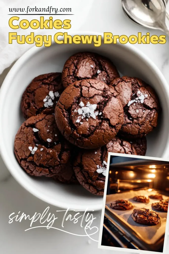 Thick and Chewy Brookie Cookies Thick and Chewy Brookie Cookies