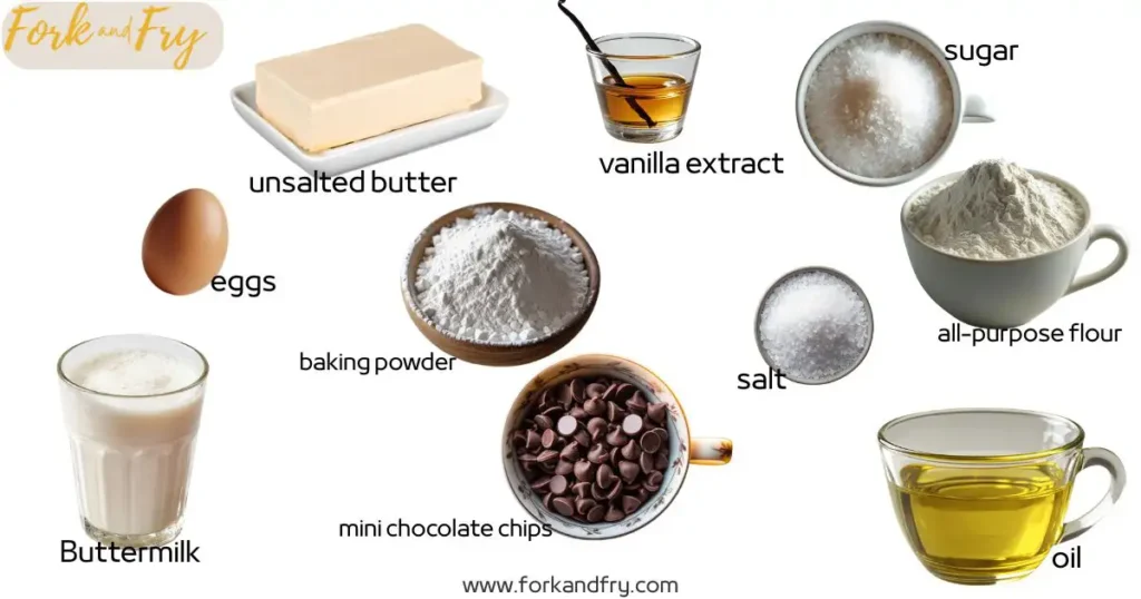 cannoli cake ingredients Cannoli cake ingredients laid out