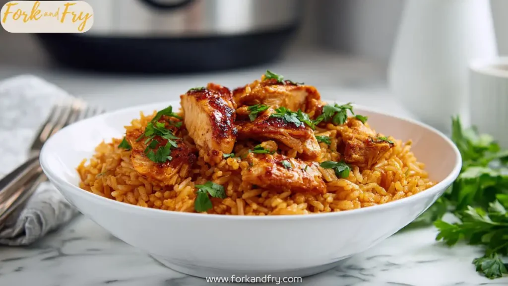Bold Honey BBQ Chicken and Rice One-Pan Dinner