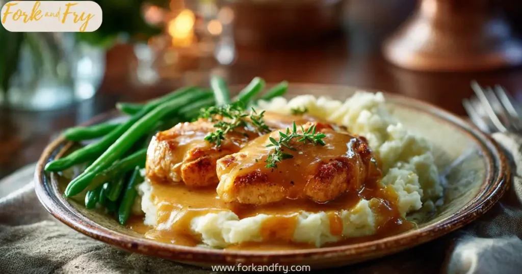 plated butter chicken skillet Plated Texas Roadhouse Butter Chicken with mashed potatoes