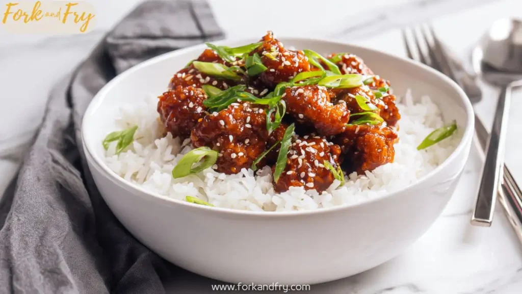 Sweet Chili Chicken over Rice